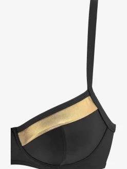 LASCANA Maillots De Bain<Haut de maillot de bain à armatures couleur unie avec empiècement couleur or