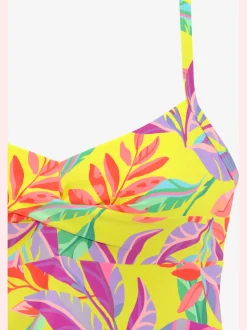 s.Oliver Maillots De Bain<Haut de maillot de bain à armatures motif floral – chaque pièce est unique