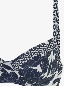 Sunseeker Maillots De Bain<Haut de maillot de bain à armatures imprimé floral tendance contrasté