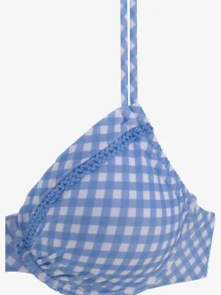 Buffalo Maillots De Bain<Haut de maillot de bain à armatures imprimé vichy moderne