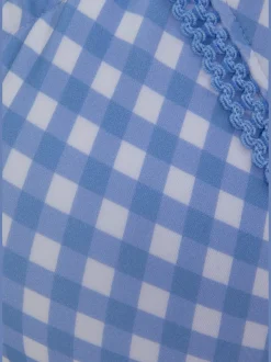 Buffalo Maillots De Bain<Haut de maillot de bain à armatures imprimé vichy moderne