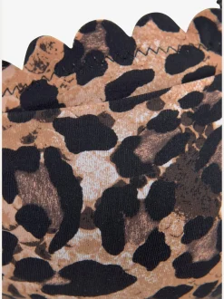 LASCANA Maillots De Bain<Haut de maillot de bain bandeau imprimé léopard tendance et bord ondulé