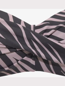 LASCANA Maillots De Bain<Haut de maillot de bain bandeau imprimé zébré élégant