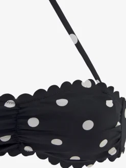 LASCANA Maillots De Bain<Haut de maillot de bain bandeau design tendance avec bordure cocotte