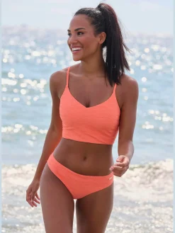 Sunseeker Maillots De Bain<Haut de maillot de bain court matière structurée aux couleurs tendances