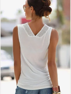 LASCANA T-Shirts|Débardeurs<Haut de plage belle encolure en v