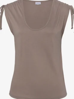 LASCANA Débardeurs|T-Shirts<Haut de plage encolure ronde dégagée