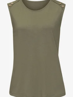 LASCANA Débardeurs|T-Shirts<Haut de plage encolure ronde