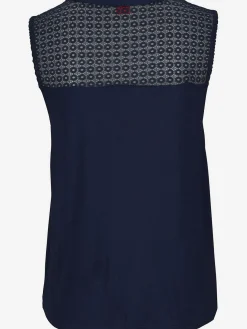 s.Oliver T-Shirts|Débardeurs<Haut de plage fausse patte de boutonnage devant