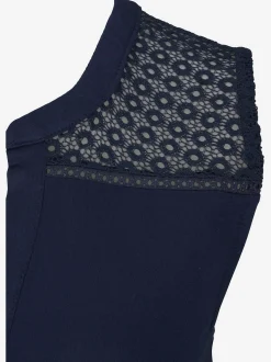 s.Oliver T-Shirts|Débardeurs<Haut de plage fausse patte de boutonnage devant