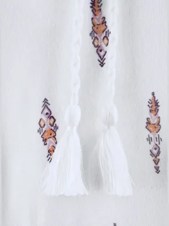 LASCANA T-Shirts|Débardeurs<Haut de plage imprimé sur toute la surface avec petits ornements