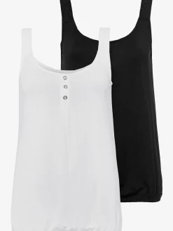 LASCANA T-Shirts|Débardeurs<Haut de plage larges bretelles tressées