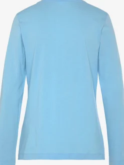 s.Oliver Pyjamas<Haut de pyjama tee-shirt à manches longues avec petit imprimé