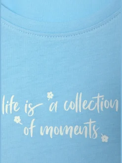 s.Oliver Pyjamas<Haut de pyjama tee-shirt à manches longues avec petit imprimé