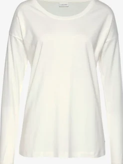 LASCANA Pyjamas<Haut de pyjama t-shirt à manches longues décontracté