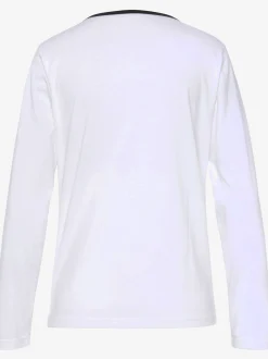 Vivance Dreams Pyjamas<Haut de pyjama t-shirt à manches longues avec encolure en v arrondie