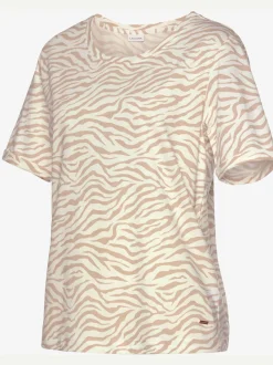 LASCANA Pyjamas<Haut de pyjama t-shirt confortable avec manches mi-longues