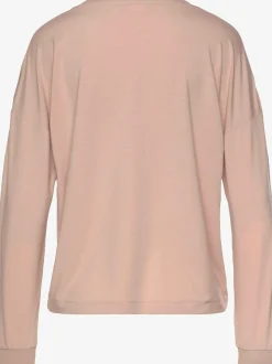 LASCANA Pyjamas<Haut de pyjama t-shirt de nuit confortable, poche plaquée