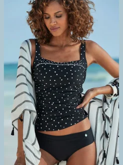 LASCANA Maillots De Bain<Haut de tankini design classique et passepoil