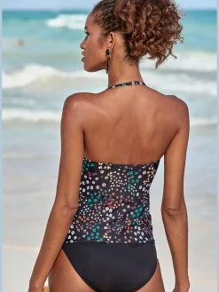 s.Oliver Maillots De Bain<Haut de tankini imprimé floral moderne