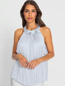 Ashley Brooke Tenues De Cérémonie|Débardeurs<Haut plissé accessoire élégant