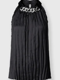 Ashley Brooke Débardeurs|T-Shirts<Haut plissé accessoire élégant