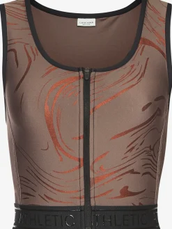 LASCANA ACTIVE Tenues De Détente<Haut technique haut court avec glissière au centre devant