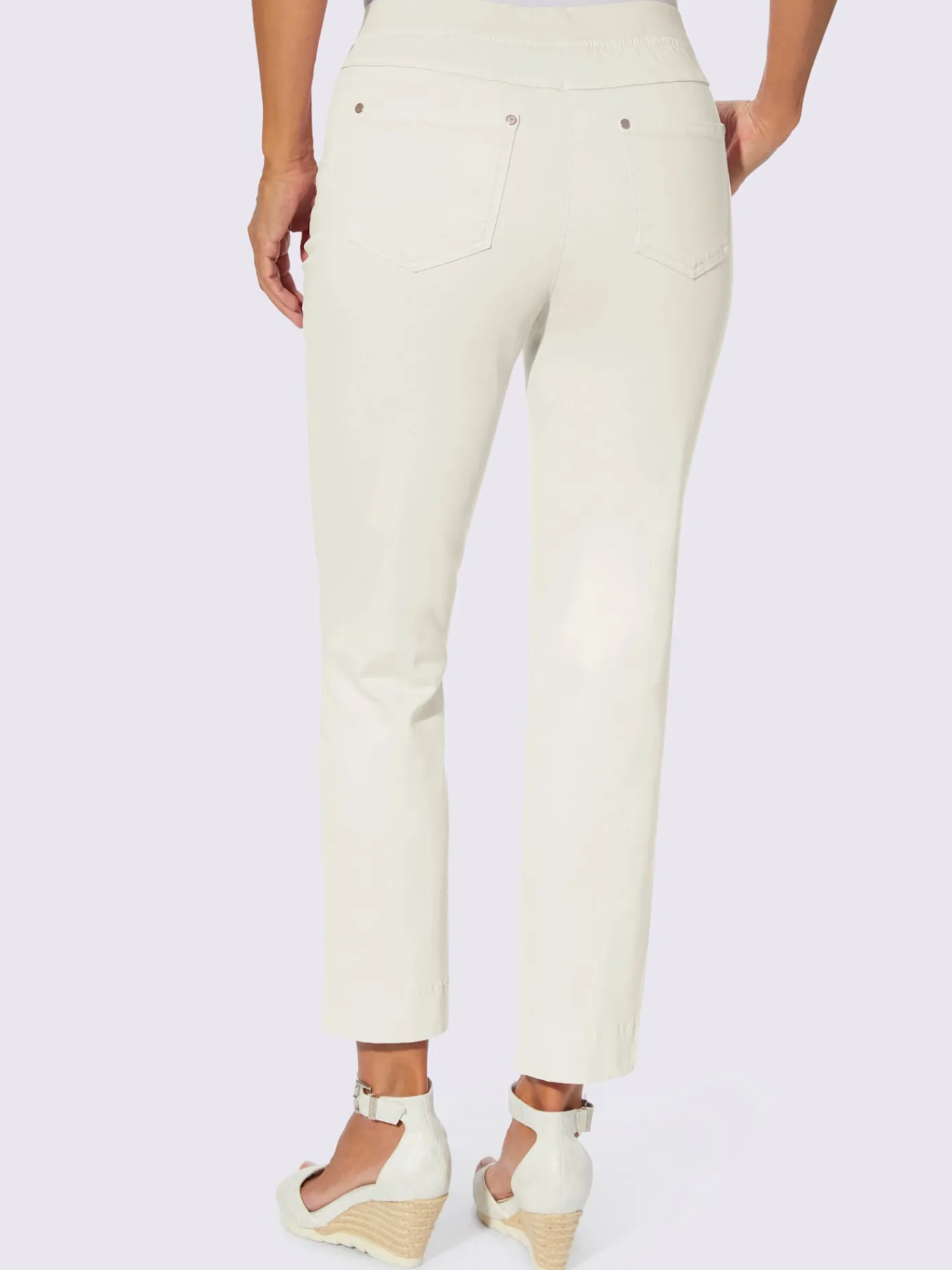 Pantalons<Jean 7/8 avec coton