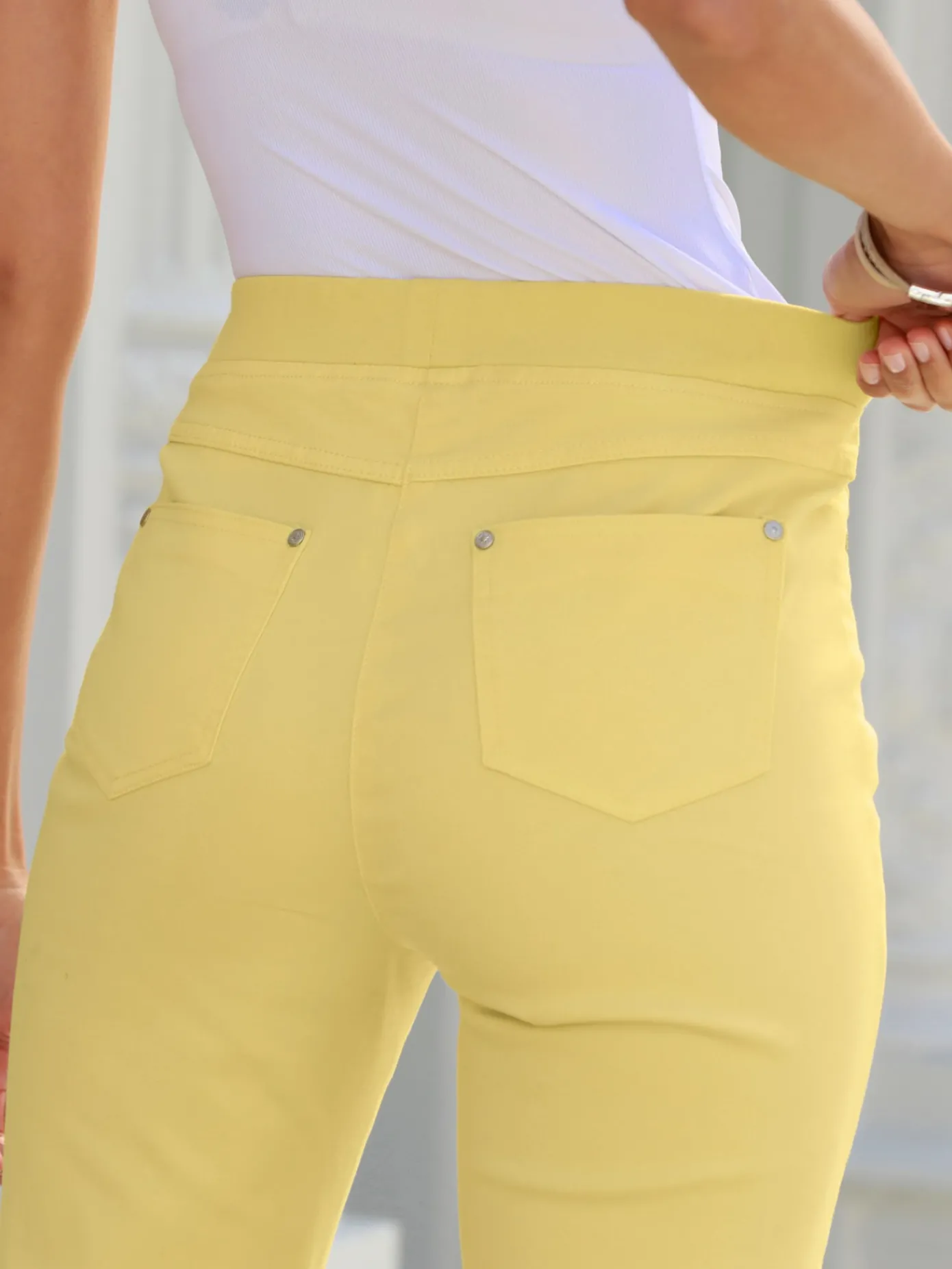 Pantalons<Jean 7/8 avec coton