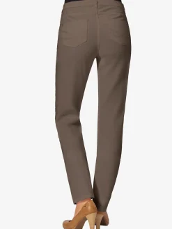 Pantalons<Jean à ceinture avec passants fermeture à glissière