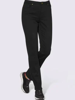 Pantalons<Jean à ceinture avec passants fermeture à glissière