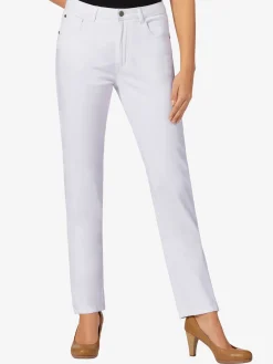 Pantalons<Jean à ceinture avec passants fermeture à glissière