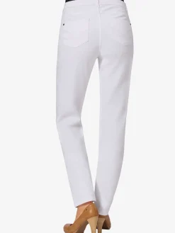 Pantalons<Jean à ceinture avec passants fermeture à glissière