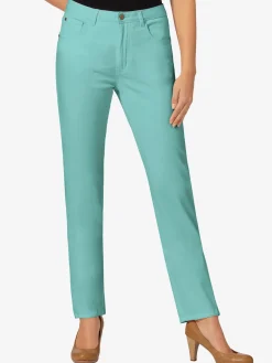 Pantalons<Jean à ceinture avec passants fermeture à glissière