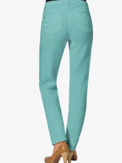 Pantalons<Jean à ceinture avec passants fermeture à glissière