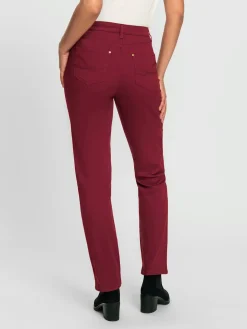 Pantalons<Jean à ceinture avec passants fermeture à glissière