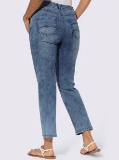 Collection L Pantalons<Jean 7/8 coton extensible confortable