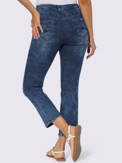 Collection L Pantalons<Jean 7/8 coton extensible confortable