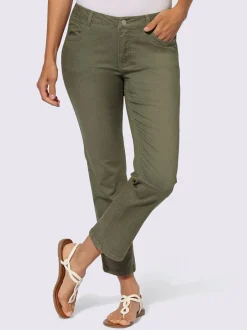 Collection L Pantalons<Jean 7/8 coton extensible confortable