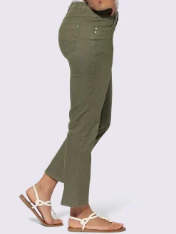 Collection L Pantalons<Jean 7/8 coton extensible confortable