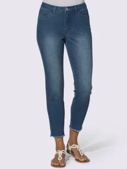 Collection L Pantalons<Jean 7/8 coton extensible confortable