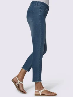 Collection L Pantalons<Jean 7/8 coton extensible confortable