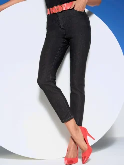 Ashley Brooke Pantalons<Jean 7/8 coupe affinante