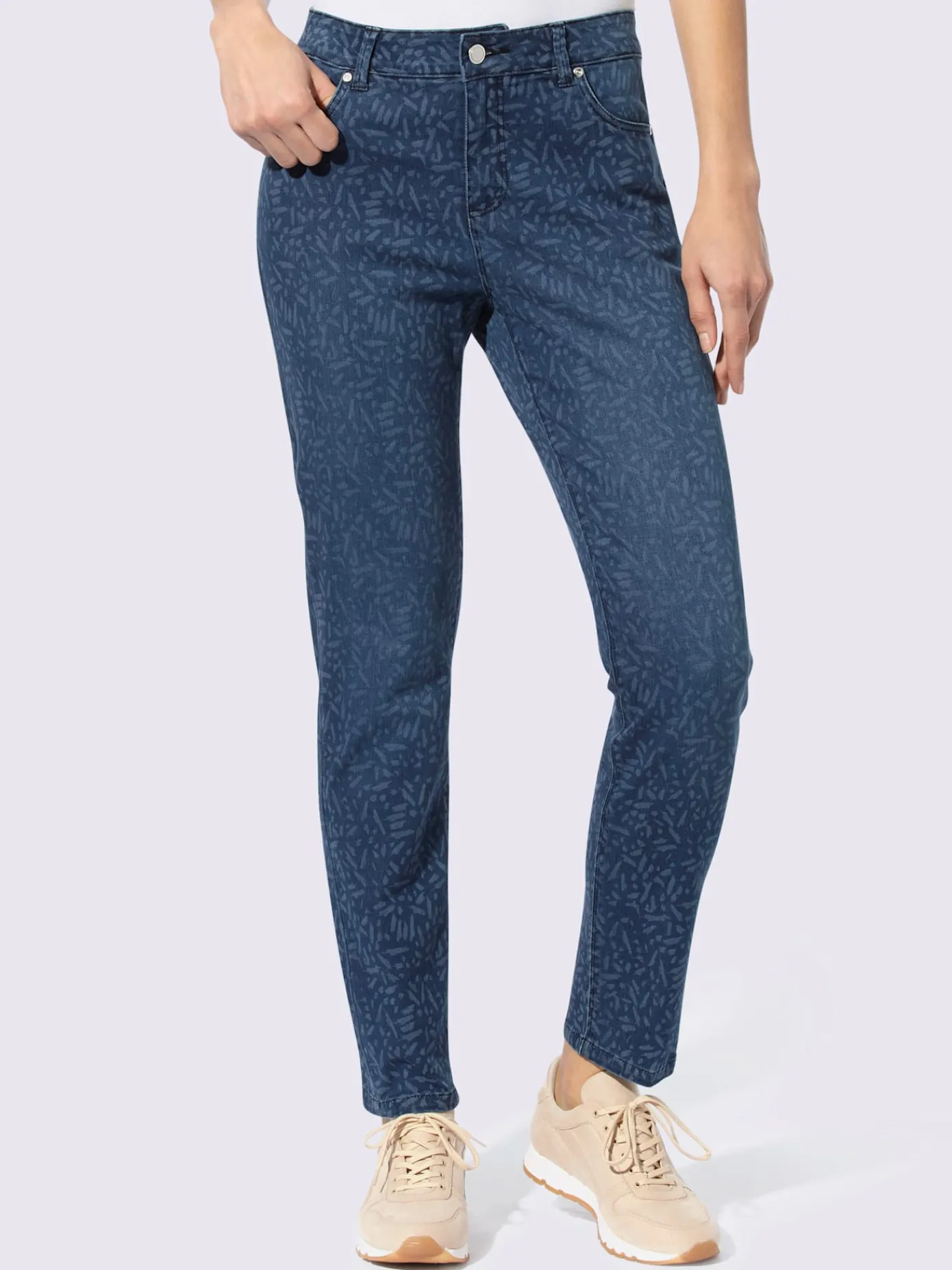 Linea Tesini Jeans|Pantalons<Jean 7/8 effet « push-up » pour un joli fessier