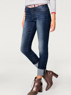 Linea Tesini Pantalons<Jean 7/8 longueur 7/8