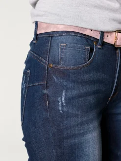 Linea Tesini Pantalons<Jean 7/8 longueur 7/8