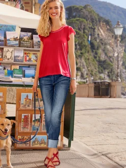 Linea Tesini Jeans|Pantalons<Jean 7/8 longueur 7/8