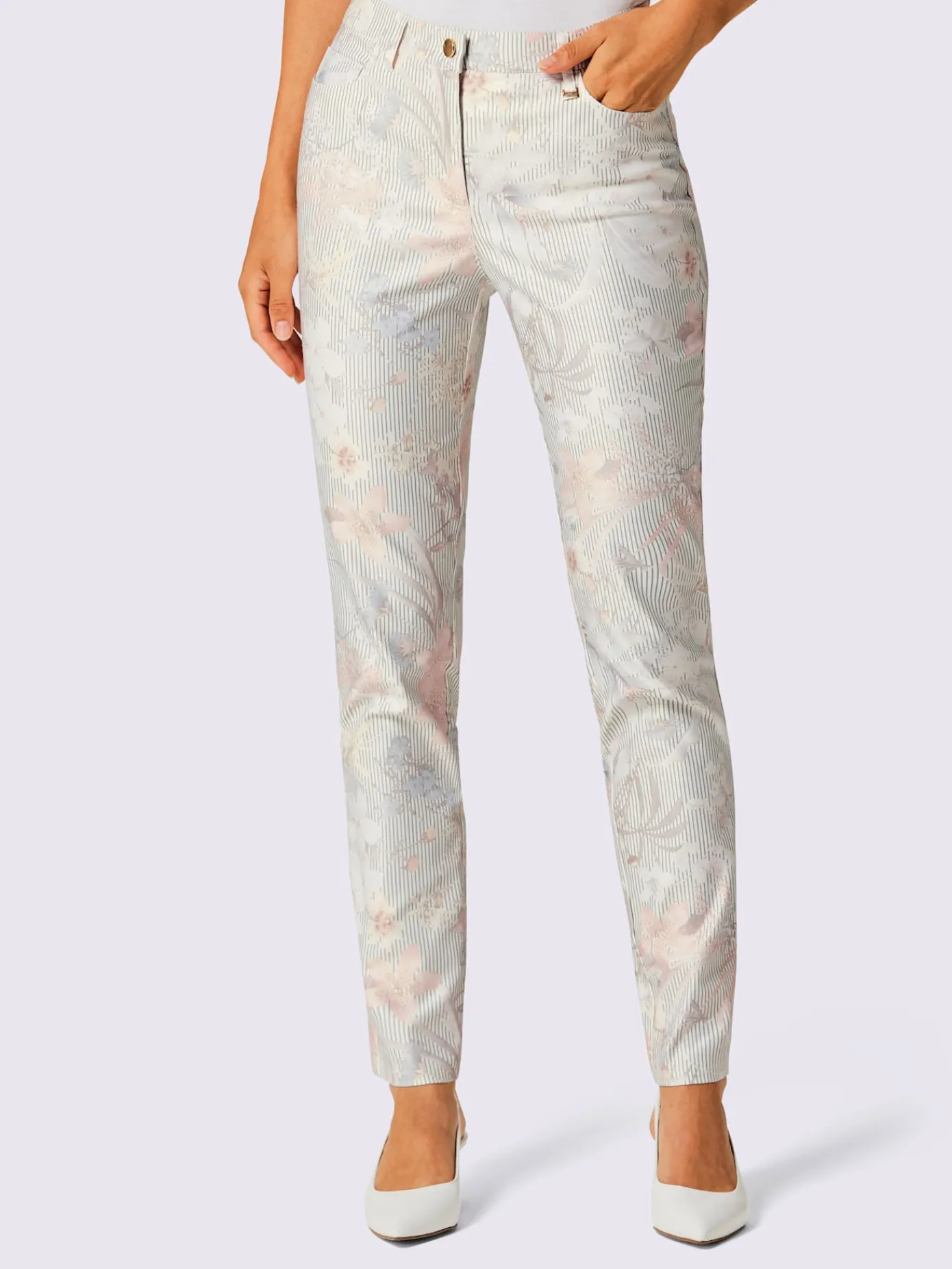 CREATION L PREMIUM Jeans|Pantalons<Jean 5 poches 20% modal