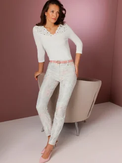 CREATION L PREMIUM Jeans|Pantalons<Jean 5 poches 20% modal