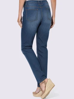 Linea Tesini Jeans|Pantalons<Jean 5 poches coutures décoratives
